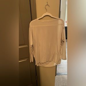 Lululemon ivory long sleeve